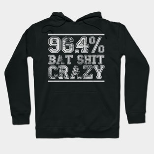 96.4% Bat Sh#t Crazy Hoodie